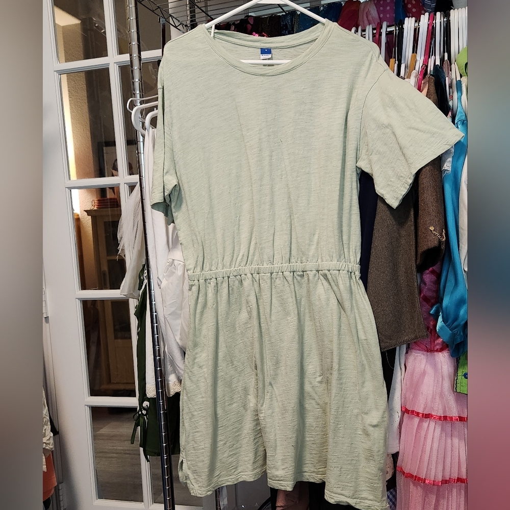 Mint Green Women's T shirt dress